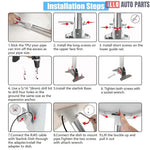 Starlink Gen 3 Roof Mount Kit - Heavy Duty Adjustable Straight Pipe Bracket - Tesla Exterior Accessories > Starlink