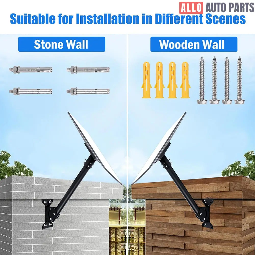 Starlink Gen 3 Roof Pole Mount Kit - Adjustable Heavy Duty Alloy Steel Stand - Tesla Exterior Accessories > Starlink