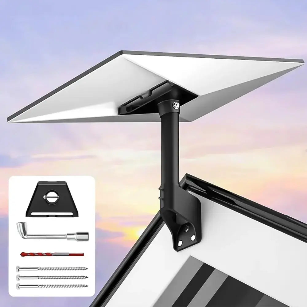Starlink Gen 3 Wall & Roof Mount Kit - 360° Adjustable Heavy Duty Steel - Tesla Exterior Accessories > Starlink