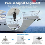 Starlink Mini Adjustable Clamp Mount Kit for RV Yacht & Campers - Tesla Exterior Accessories > Starlink