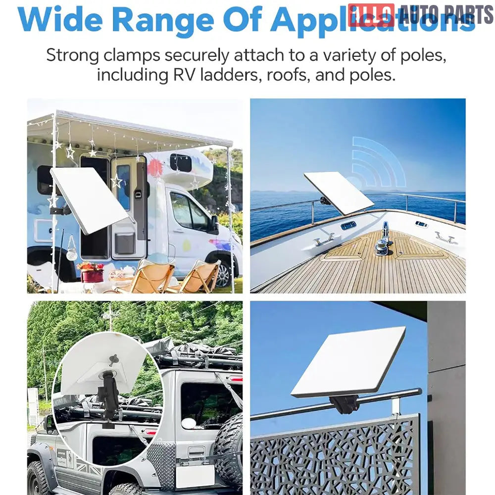 Starlink Mini Adjustable Clamp Mount Kit for RV Yacht & Campers - Tesla Exterior Accessories > Starlink