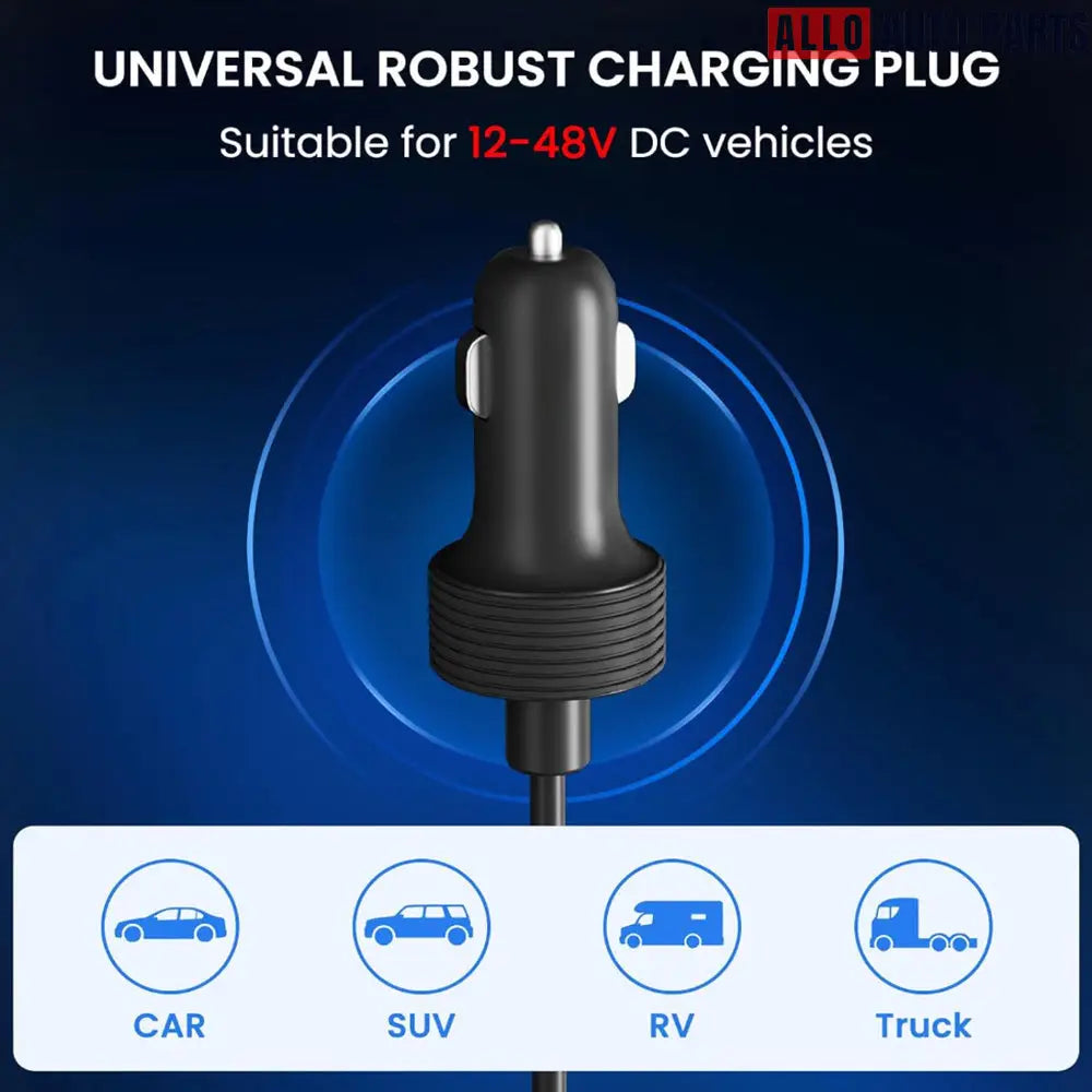 Starlink Mini DC Power Cable - 10FT Cigarette Lighter Plug 12V-48V 16AWG - Tesla Exterior Accessories > Starlink