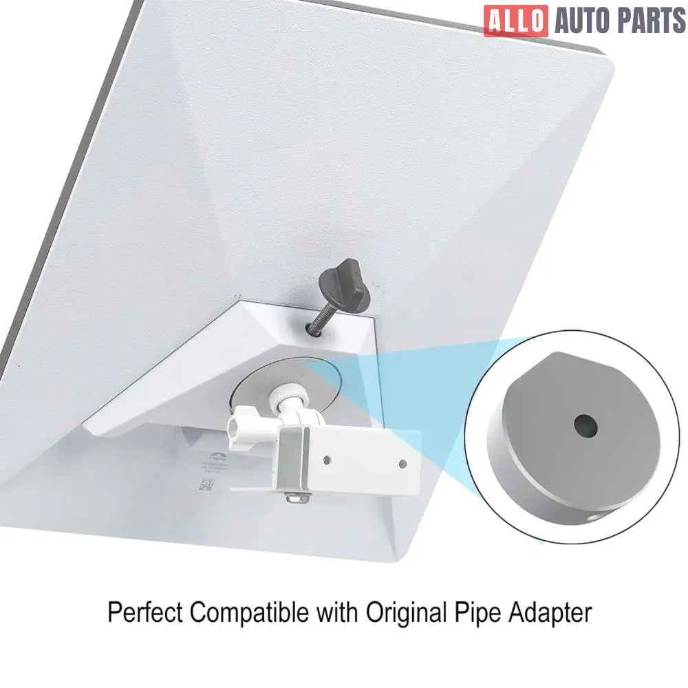 Starlink Mini Gutter Mount - No-Drill Adjustable Swivel Bracket Adapter - Tesla Exterior Accessories > Starlink