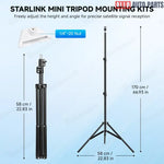 Starlink Mini Tripod Mount - Adjustable 1/4’’-20 Threaded Stand (58-170cm) - Tesla Exterior Accessories > Starlink