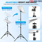 Starlink Mini Tripod Mount with 1/4’’-20 Pipe Adapter - Adjustable Stand - Tesla Exterior Accessories > Starlink