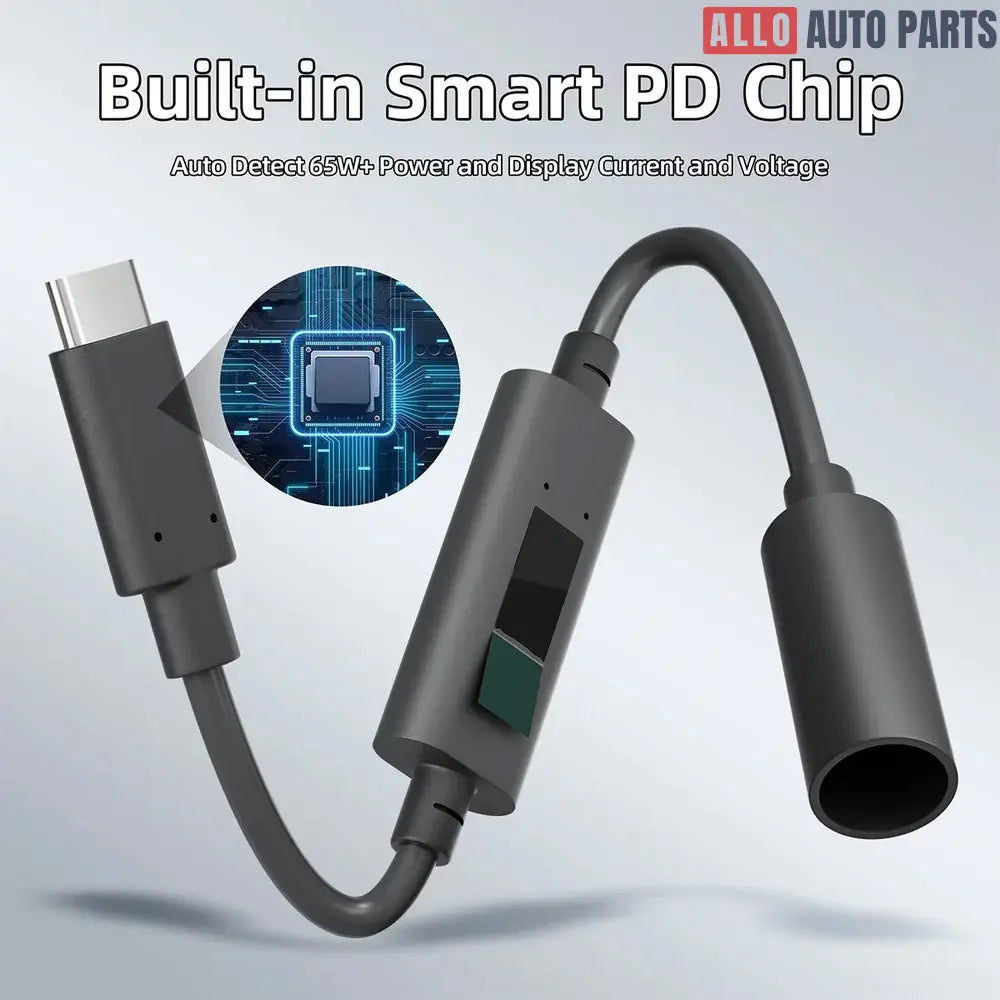 Starlink Mini USB-C PD to DC Adapter - 65W Power Cable with Digital Display - Tesla Exterior Accessories > Starlink