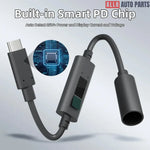 Starlink Mini USB-C PD to DC Adapter - 65W Power Cable with Digital Display - Tesla Exterior Accessories > Starlink