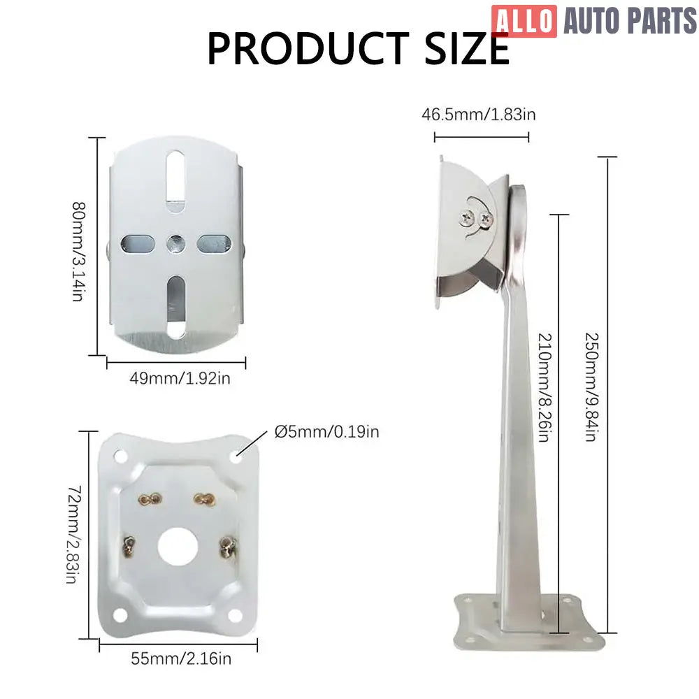 Starlink Mini Wall Mount Kit - Adjustable Stainless Steel Satellite Bracket - Tesla Exterior Accessories > Starlink