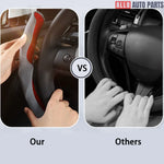Suede Steering Wheel Cover for Tesla Model Y Juniper 2025+ | Anti-Slip Grip - Tesla Interior Accessories > Steering