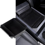 Tesla Cybertruck 2024+ Center Console Organizer Tray | Flocked Armrest Storage - Tesla Interior Accessories > Organizers