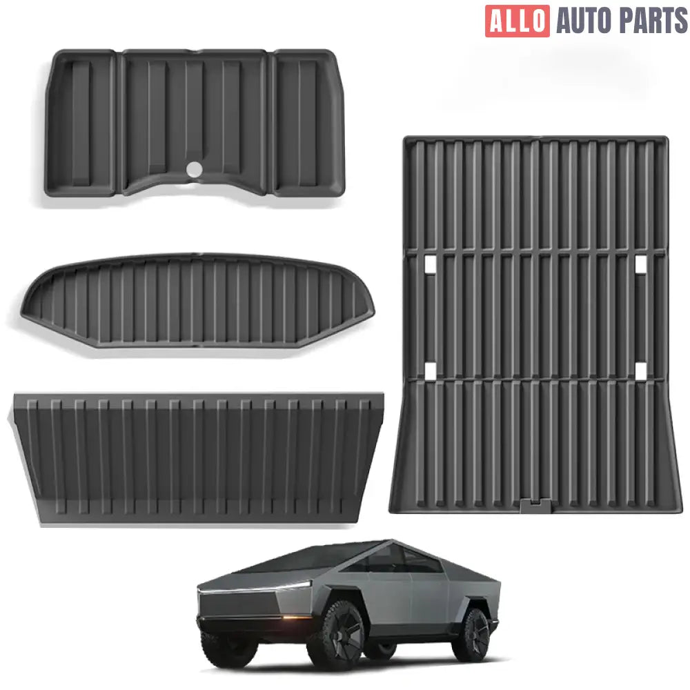 Tesla Cybertruck All-Weather Floor Mats & Cargo Liner Set - 3D Custom Fit - Tesla Interior Accessories > Floor Mat