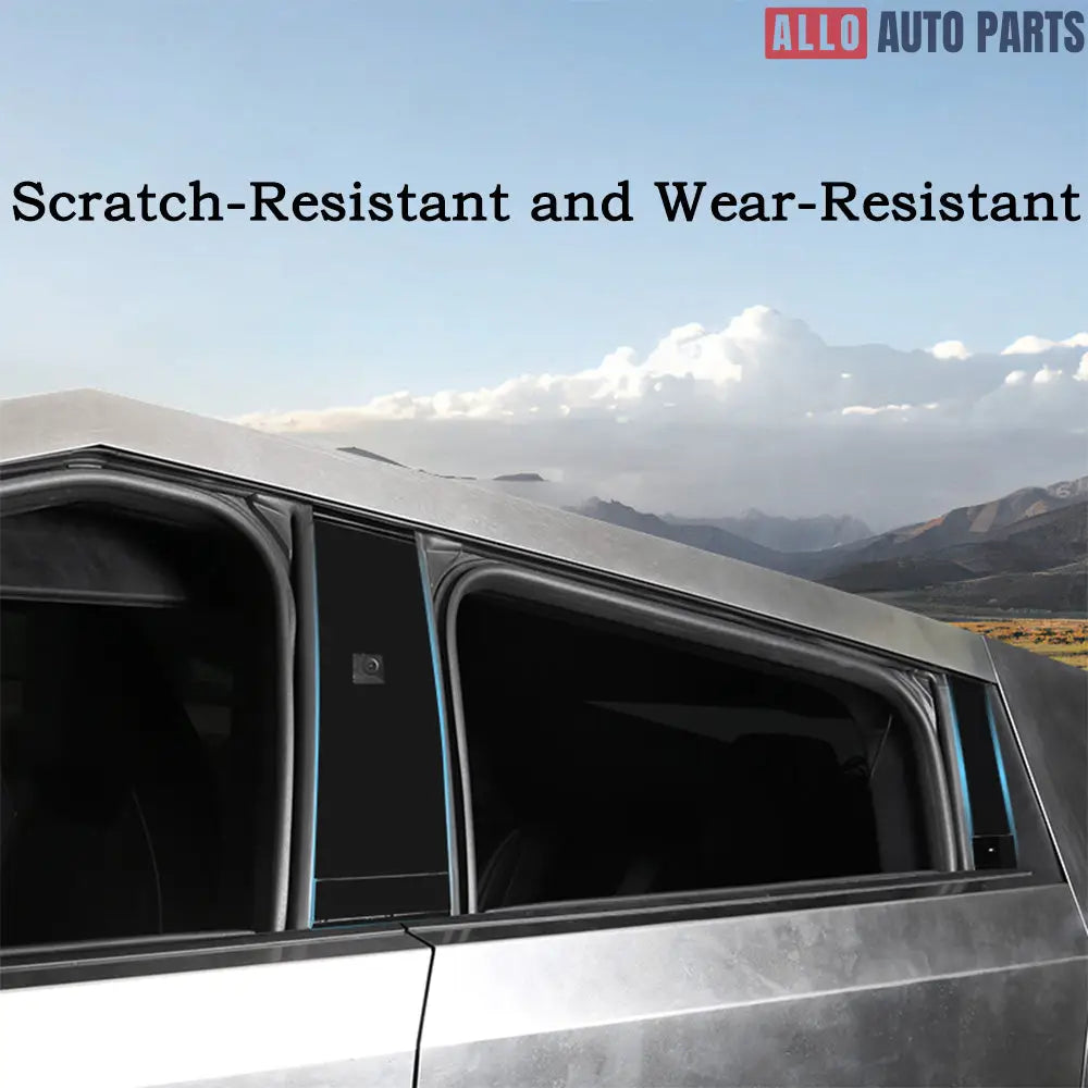 Tesla Cybertruck B & C Pillar & Door Button Wrap - Scratch Protection - overstock
