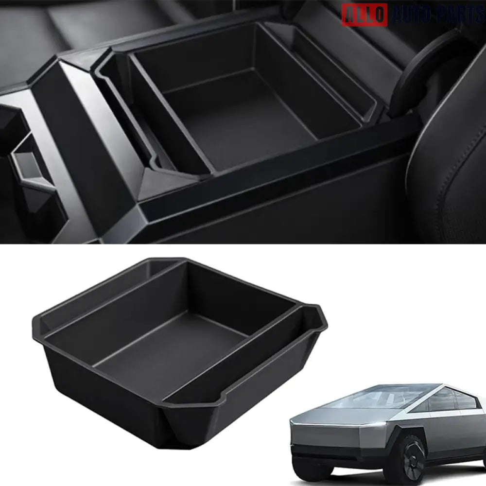 Tesla Cybertruck Center Console Organizer - OEM Style TPE Storage Box - Tesla Interior Accessories > Center Console >