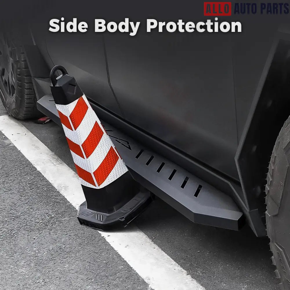 Tesla Cybertruck Running Boards - Heavy Duty Side Steps & Nerf Bars - overstock