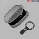 Tesla Key Fob Cover for Model 3/Y/S/X - Premium Alloy & Leather Case - Tesla Exterior Accessories > Remote Key Cover