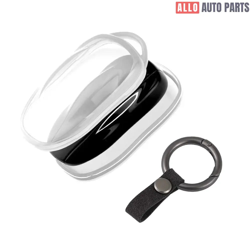 Tesla Key Fob Cover for Model 3/Y/S/X - Premium Alloy & Leather Case - Tesla Exterior Accessories > Remote Key Cover