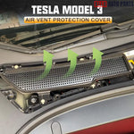 Tesla Model 3 Air Intake Vent Cover (2021-2023) - AC Protection Grille - Tesla Interior Accessories > Frunk Trunk > Air