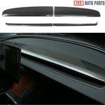 Tesla Model 3 Highland 2024 Carbon Fiber Dashboard & Air Outlet Cover - Tesla Interior Accessories > Dashboard > Center