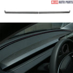 Tesla Model 3 Highland 2024 Carbon Fiber Dashboard & Air Outlet Cover - Tesla Interior Accessories > Dashboard > Center