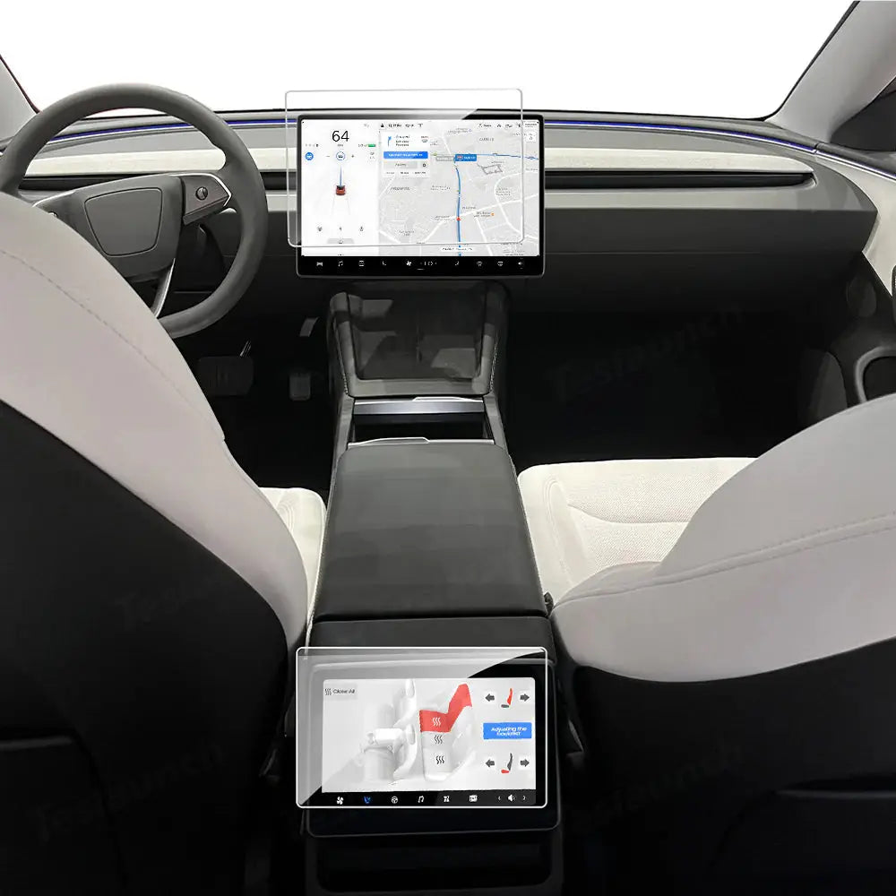 Tesla Model 3 Highland 2024+ Screen Protector | 8K Clear Tempered Glass - Tesla Interior Accessories > Dashboard >