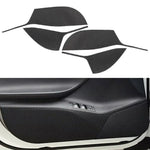 Tesla Model 3/S/X Carbon Fiber Door Kick Protectors (4-Pack) 2016-2020 - Tesla Interior Accessories > Doors > Anti-Kick