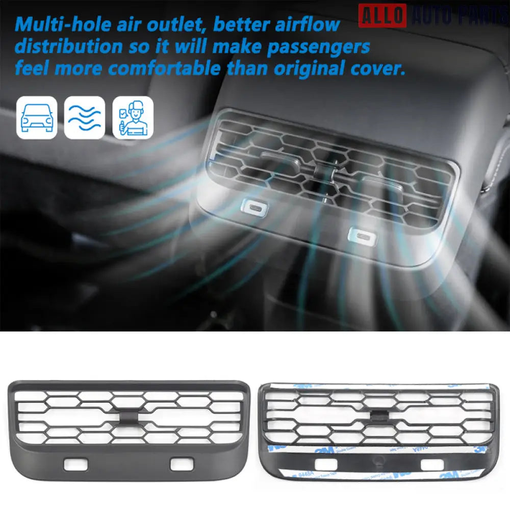 Tesla Model 3/Y Backseat Air Vent Cover - Under Seat Protection (2 Pack) - Tesla Interior Accessories > Seat > Air