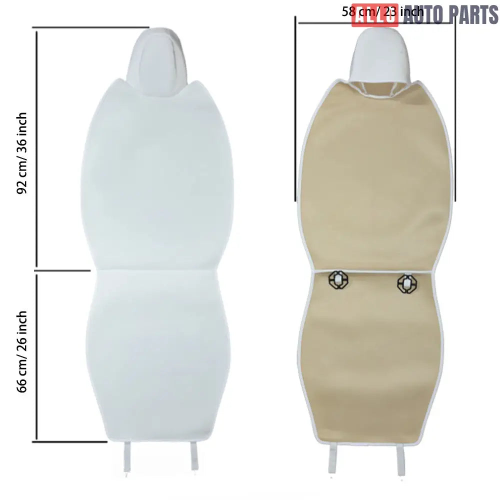 Tesla Model 3 & Y Breathable Flannel Front Seat Cover - All-Season Protection - Tesla Interior Accessories > Seat >