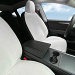 Tesla Model 3 & Y Breathable Flannel Front Seat Cover - All-Season Protection - Tesla Interior Accessories > Seat >