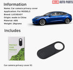 Tesla Model 3 & Y Cabin Camera Cover - Privacy Slider Accessory (2017-2024) - Tesla Interior Accessories > Cabin Cam