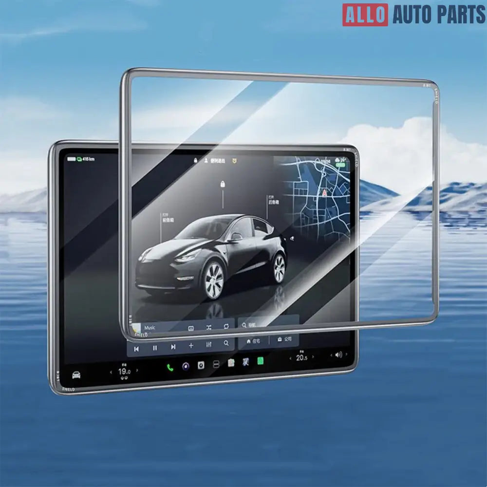 Tesla Model 3/Y Screen Protector & Frame Cover - All-in-One Tempered Glass - 2024 FLASH SALE