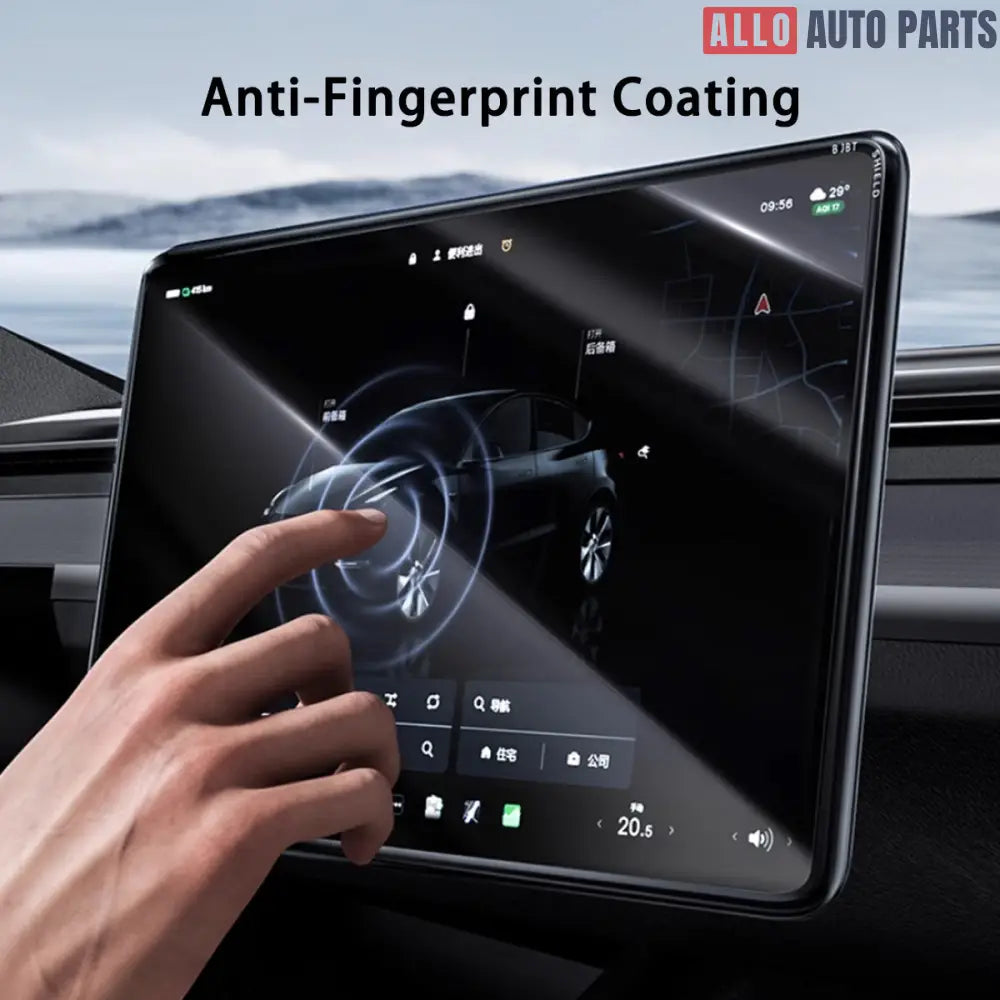 Tesla Model 3/Y Screen Protector & Frame Cover - All-in-One Tempered Glass - 2024 FLASH SALE