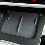 Tesla Model 3/Y Wireless Charging Silicone Pad - Anti-Slip Center Console Mat - Tesla Interior Accessories > Center