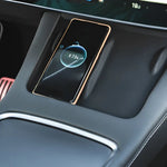 Tesla Model 3/Y Wireless Charging Silicone Pad - Anti-Slip Center Console Mat - Tesla Interior Accessories > Center