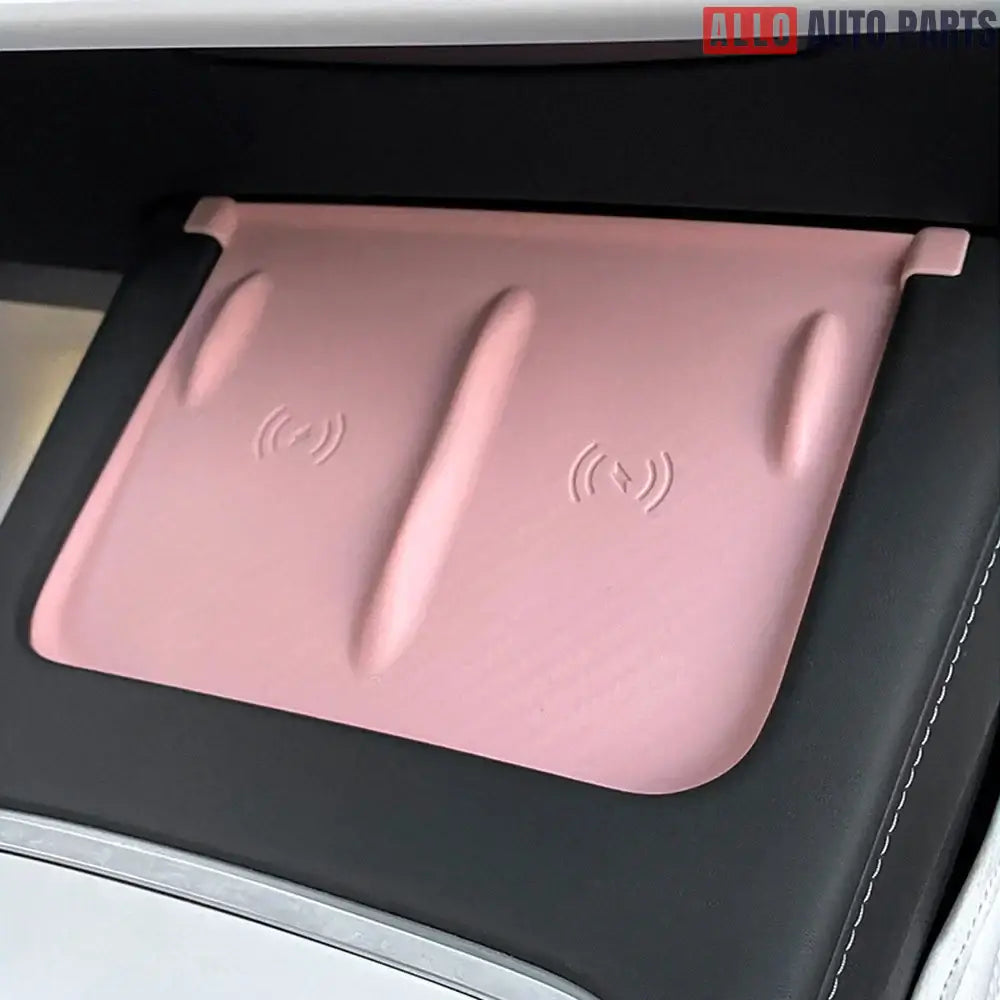 Tesla Model 3/Y Wireless Charging Silicone Pad - Anti-Slip Center Console Mat - Tesla Interior Accessories > Center