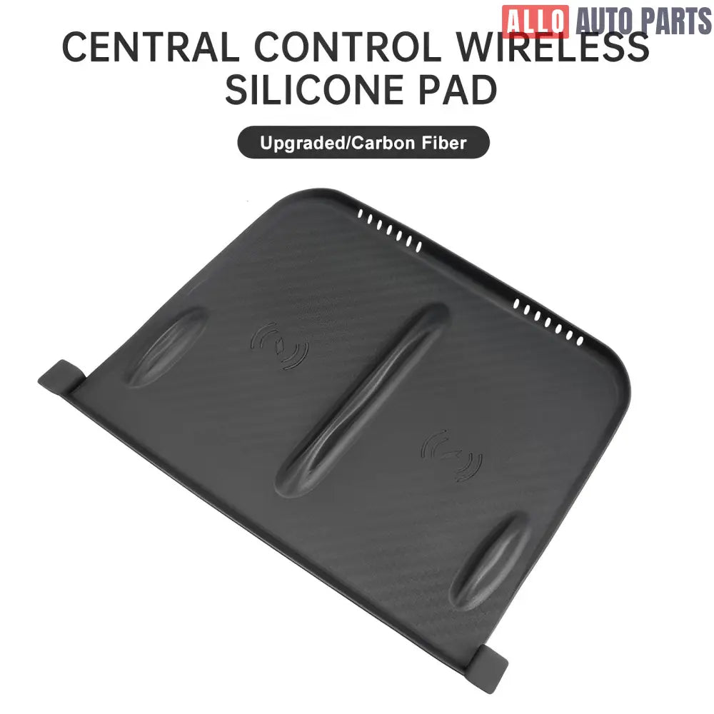 Tesla Model 3/Y Wireless Charging Silicone Pad - Anti-Slip Center Console Mat - Tesla Interior Accessories > Center
