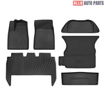 Tesla Model X 2021-2024 All Weather Floor Mats & Cargo Liners - Custom TPE Set - Tesla Interior Accessories > Floor Mat