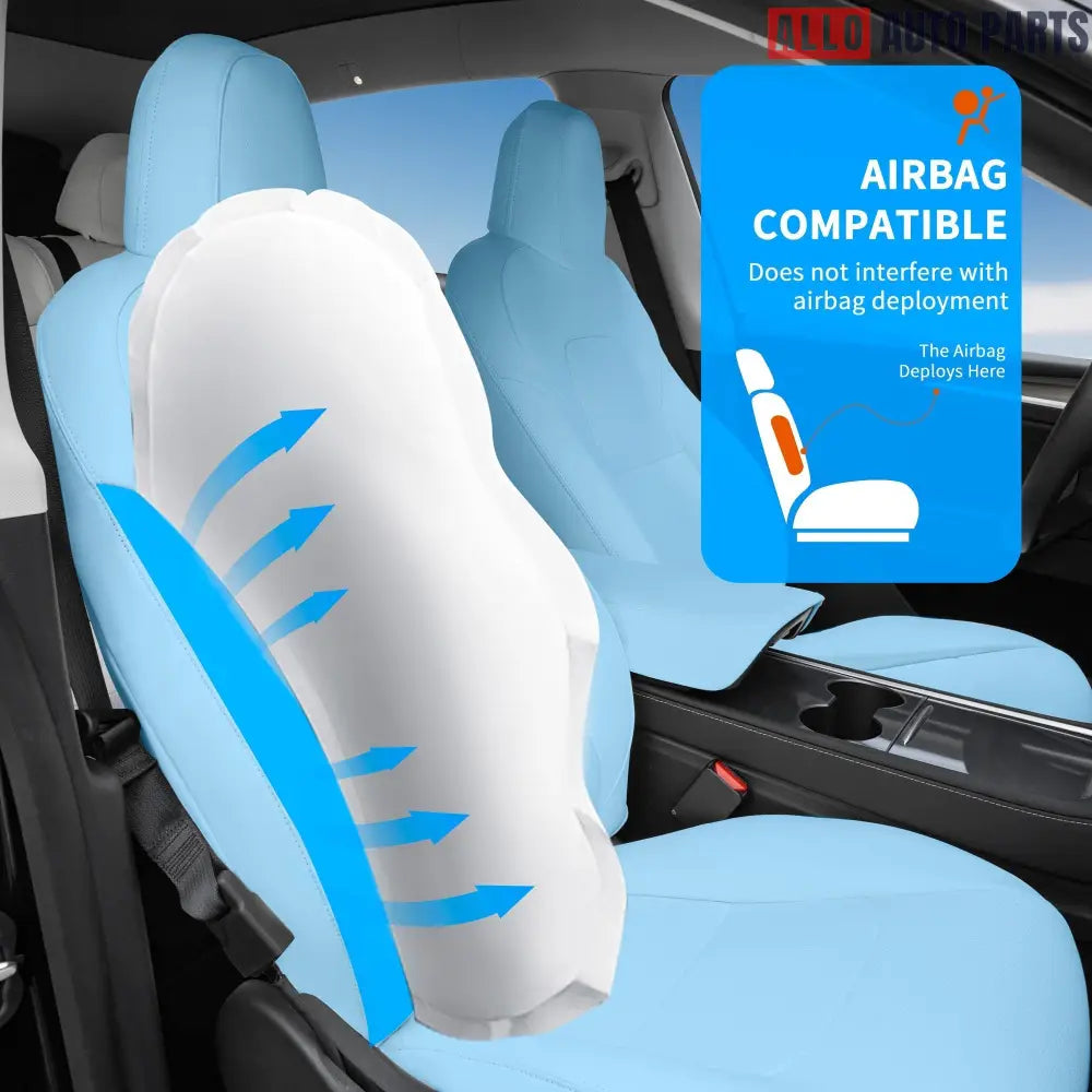 Tesla Model Y 7-Seater Seat Covers 2021-2024 | 40/60 Split 2nd Row - Tesla Interior Accessories > Seat > Cushion