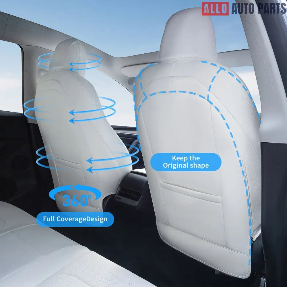 Tesla Model Y 7-Seater Seat Covers 2021-2024 | 40/60 Split 2nd Row - Tesla Interior Accessories > Seat > Cushion