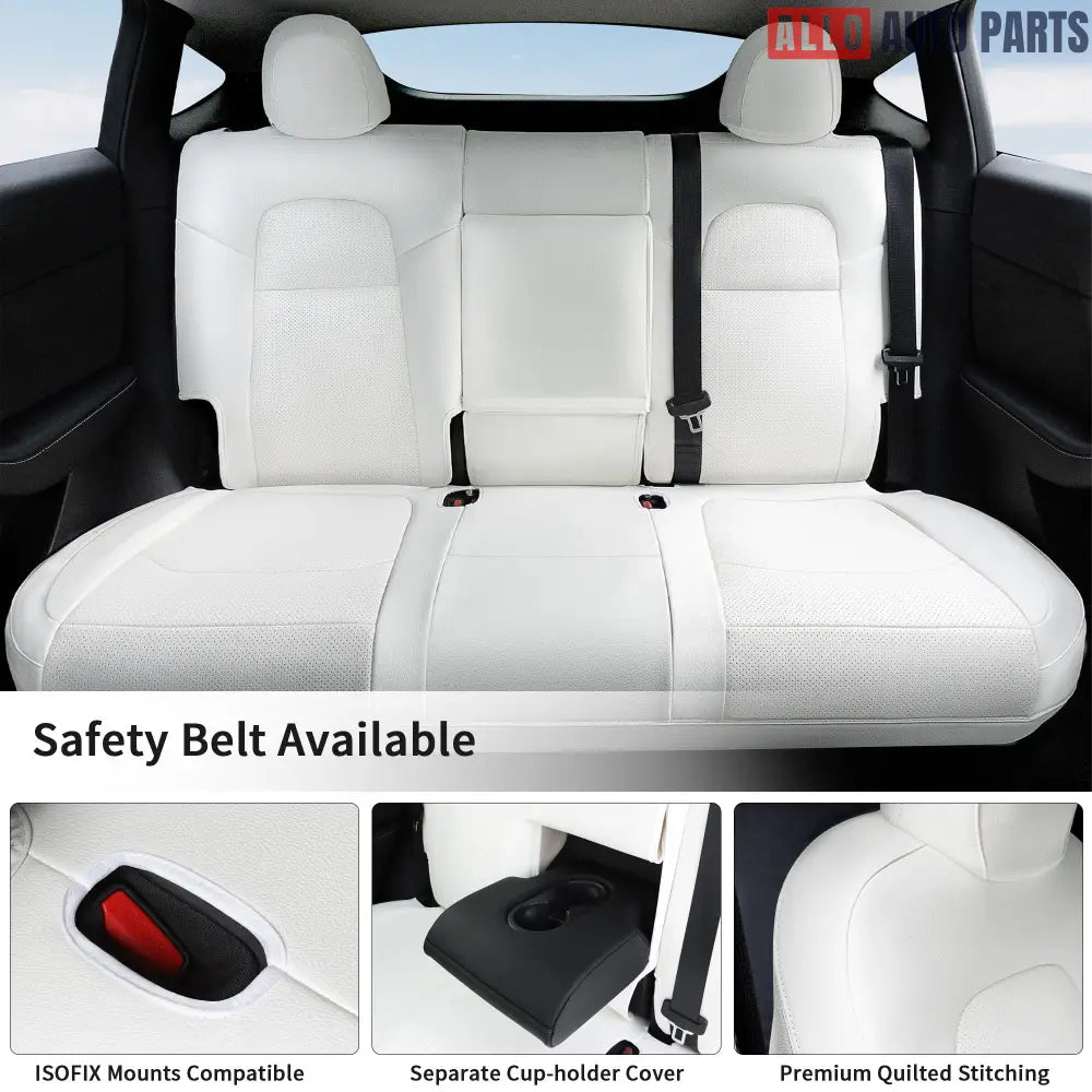 Tesla Model Y 7-Seater Seat Covers 2021-2024 | 40/60 Split 2nd Row - Tesla Interior Accessories > Seat > Cushion