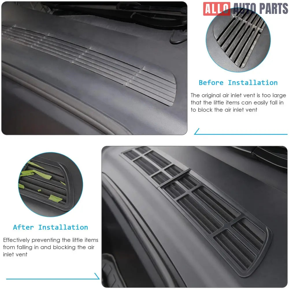 Tesla Model Y Air Intake Vent Cover (2021-2024) | Anti-Debris Mesh Guard - Tesla Interior Accessories > Frunk Trunk >