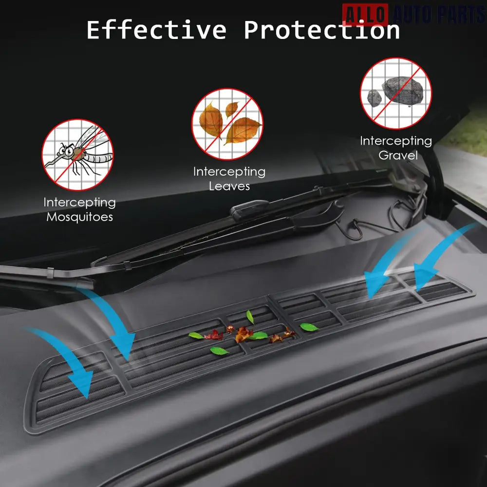 Tesla Model Y Air Intake Vent Cover (2021-2024) | Anti-Debris Mesh Guard - Tesla Interior Accessories > Frunk Trunk >