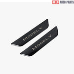 Tesla Model Y Carbon Fiber Door Sill Protectors 2020-2024 - Scuff Guard - Tesla Interior Accessories > Doors > Door