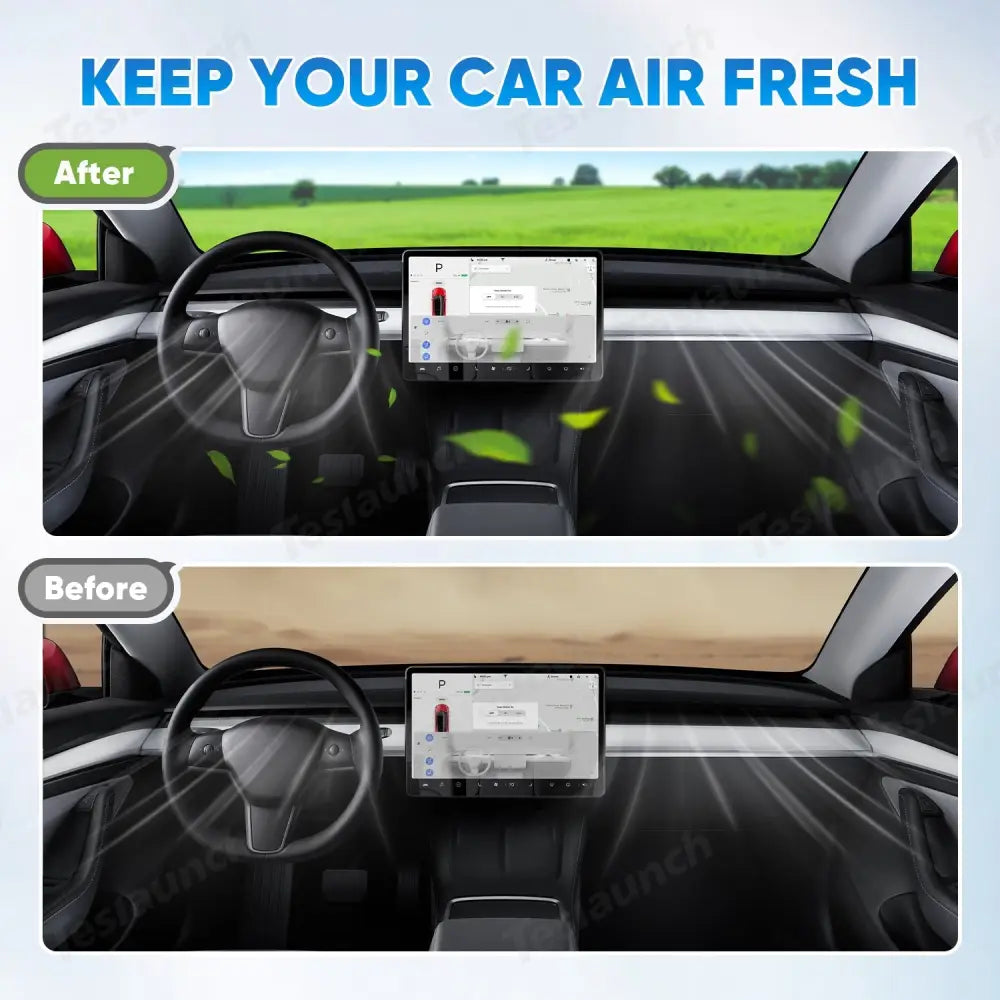 Tesla Model Y HEPA Cabin Air Filter Replacement (2020-2024) Activated Carbon - Tesla Interior Accessories > Air Filter