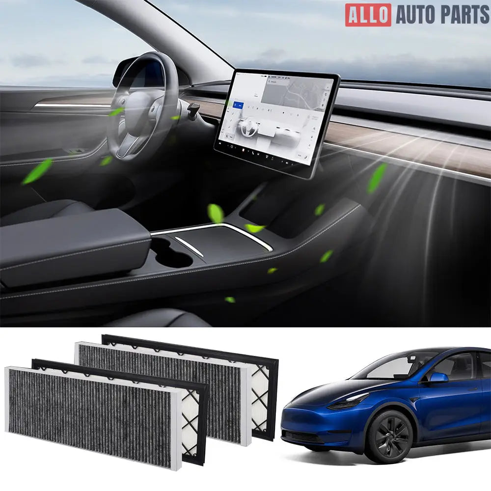 Tesla Model Y HEPA Cabin Air Filter Replacement (2020-2024) Activated Carbon - Tesla Interior Accessories > Air Filter