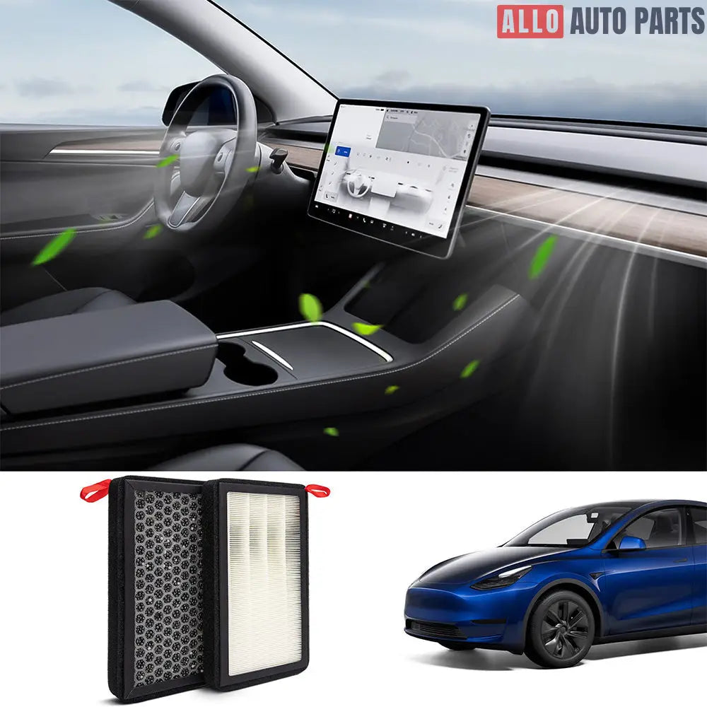 Tesla Model Y HEPA Cabin Air Filter Replacement (2020-2024) Activated Carbon - Tesla Interior Accessories > Air Filter