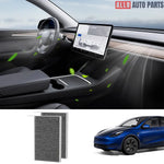 Tesla Model Y HEPA Cabin Air Filter Replacement (2020-2024) Activated Carbon - Tesla Interior Accessories > Air Filter
