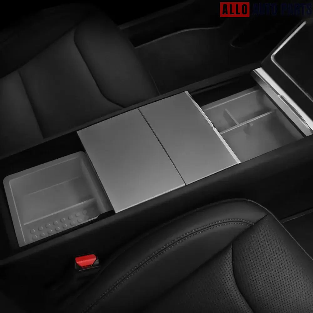 Tesla Model Y Juniper 2025 Center Console & Armrest Organizer Set - 2pc - Tesla Interior Accessories > Center Console >