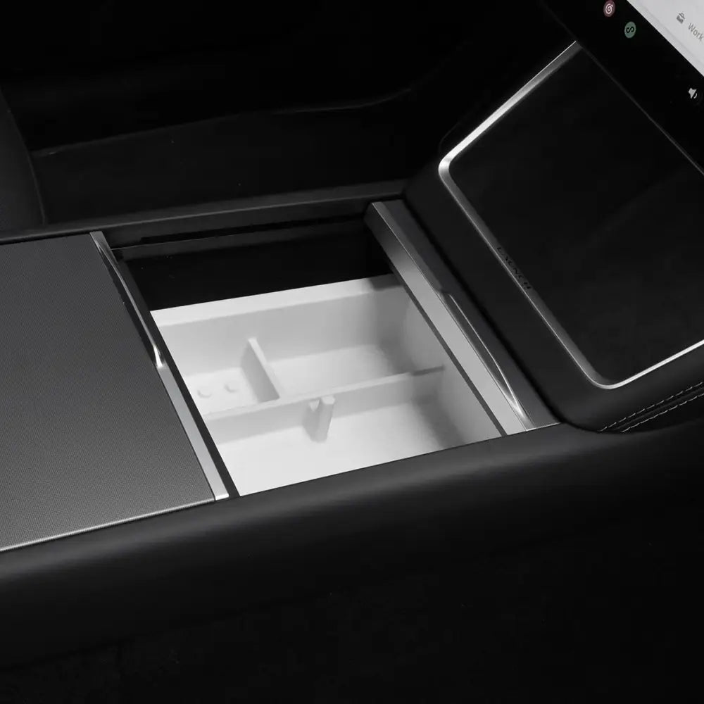 Tesla Model Y Juniper 2025 Center Console & Armrest Organizer Set - 2pc - Tesla Interior Accessories > Center Console >