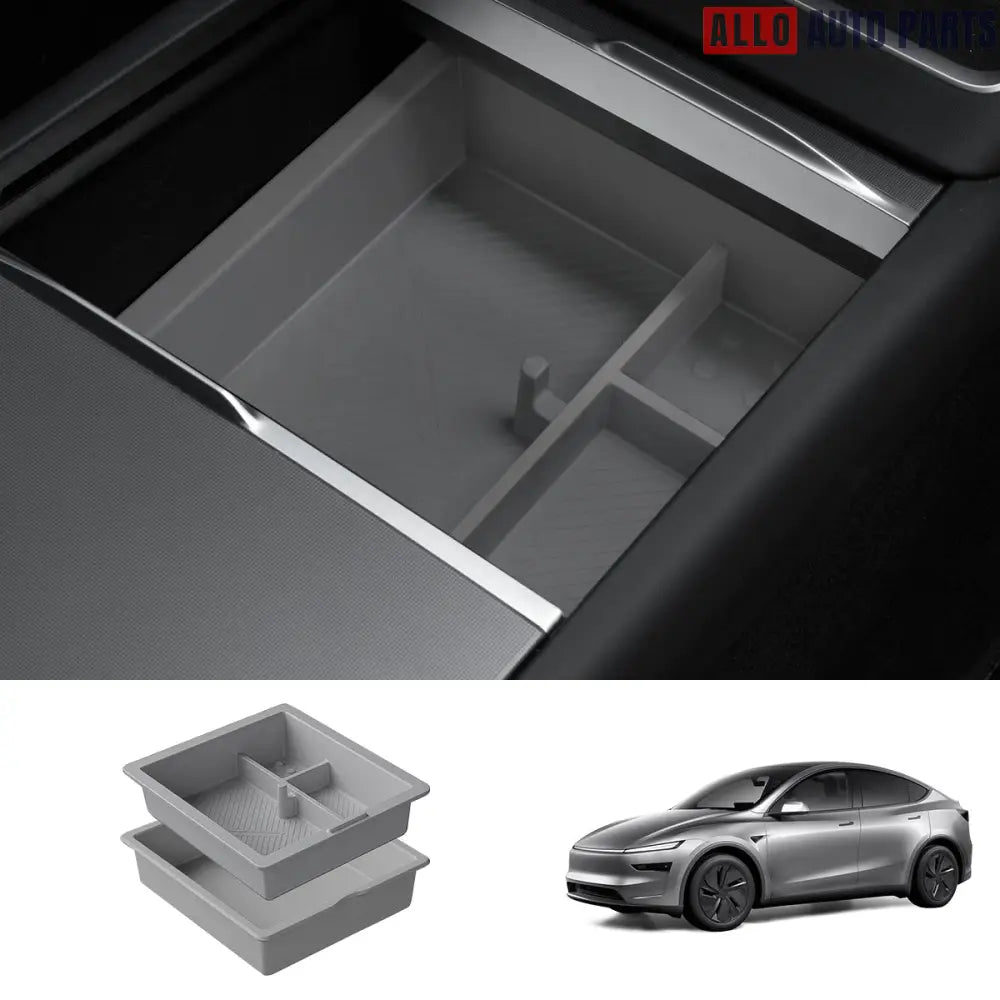 Tesla Model Y Juniper 2025 Center Console & Armrest Organizer Set - 2pc - Tesla Interior Accessories > Center Console >