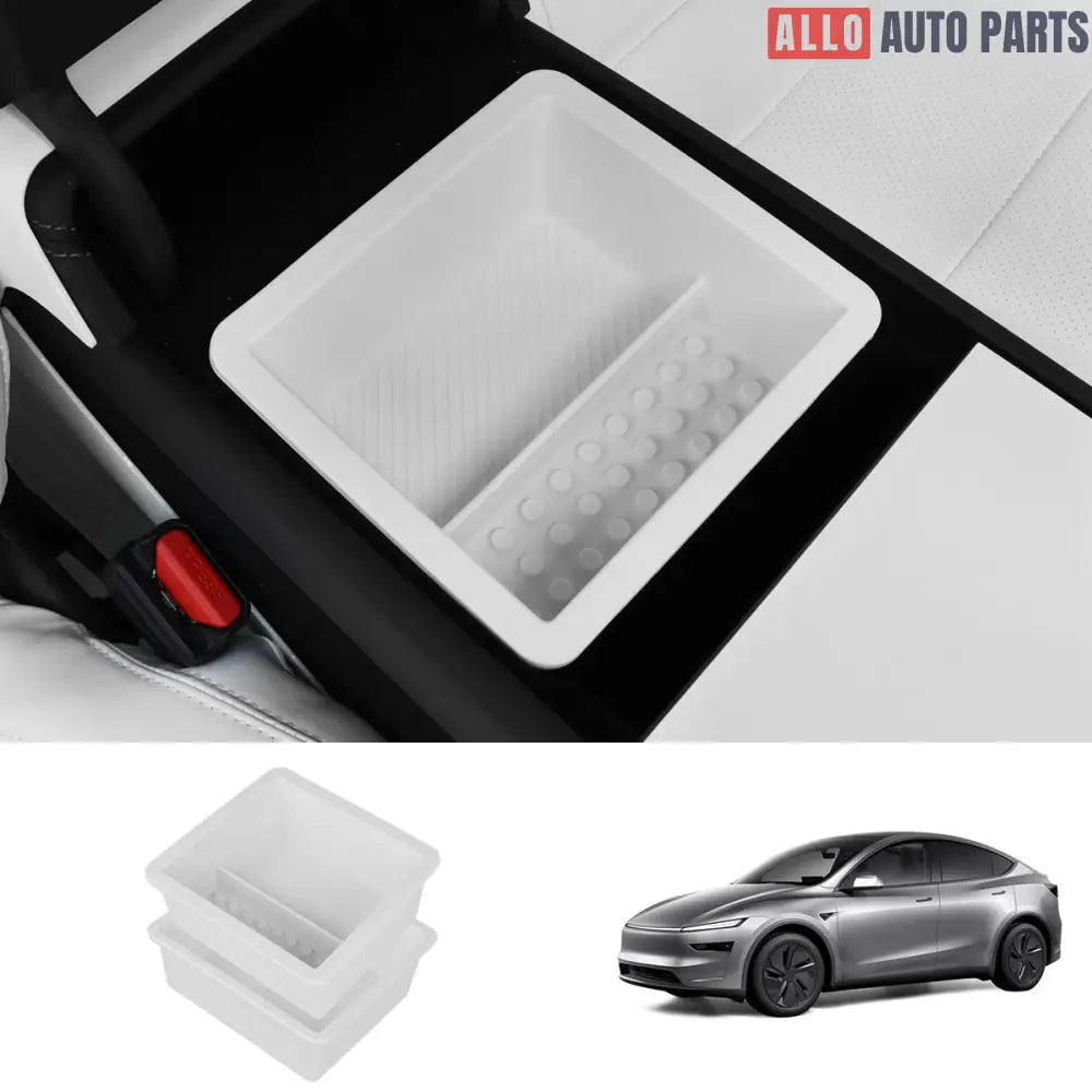 Tesla Model Y Juniper 2025 Center Console & Armrest Organizer Set - 2pc - Tesla Interior Accessories > Center Console >